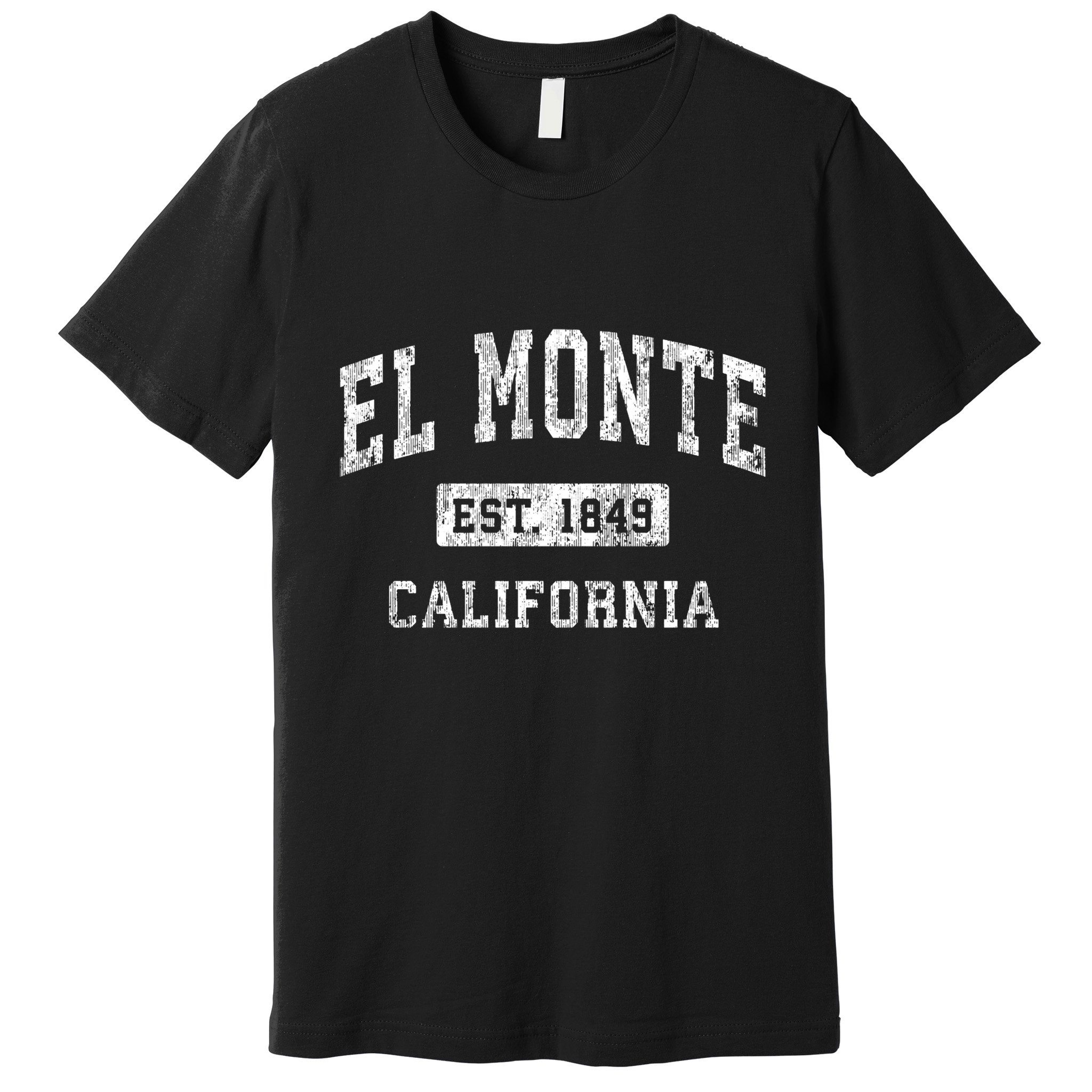 El Monte California Ca Vintage Established Sports Premium T-Shirt