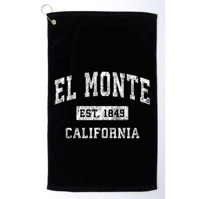 El Monte California Ca Vintage Established Sports Golf Towel