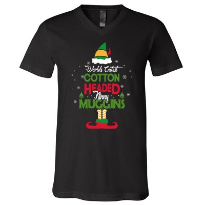 Cotton Headed Ninny Muggins V-Neck T-Shirt