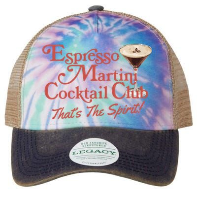 Espresso Martini Cocktail Club Legacy Tie Dye Trucker Hat