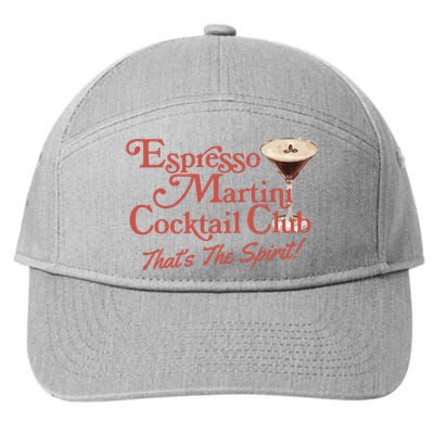 Espresso Martini Cocktail Club 7-Panel Snapback Hat