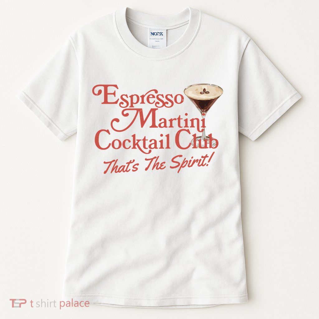 Espresso Martini Cocktail Club Tall T-Shirt