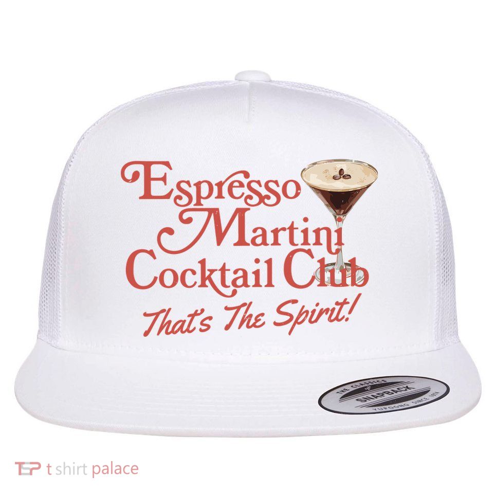 Espresso Martini Cocktail Club Flatbill Hat