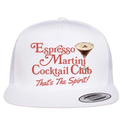 Espresso Martini Cocktail Club Flat Bill Trucker Hat