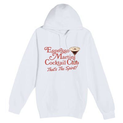 Espresso Martini Cocktail Club Premium Pullover Hoodie