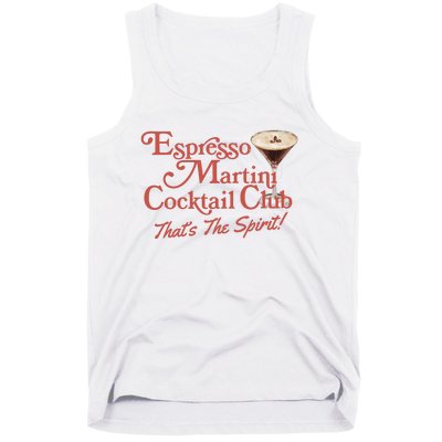 Espresso Martini Cocktail Club Tank Top