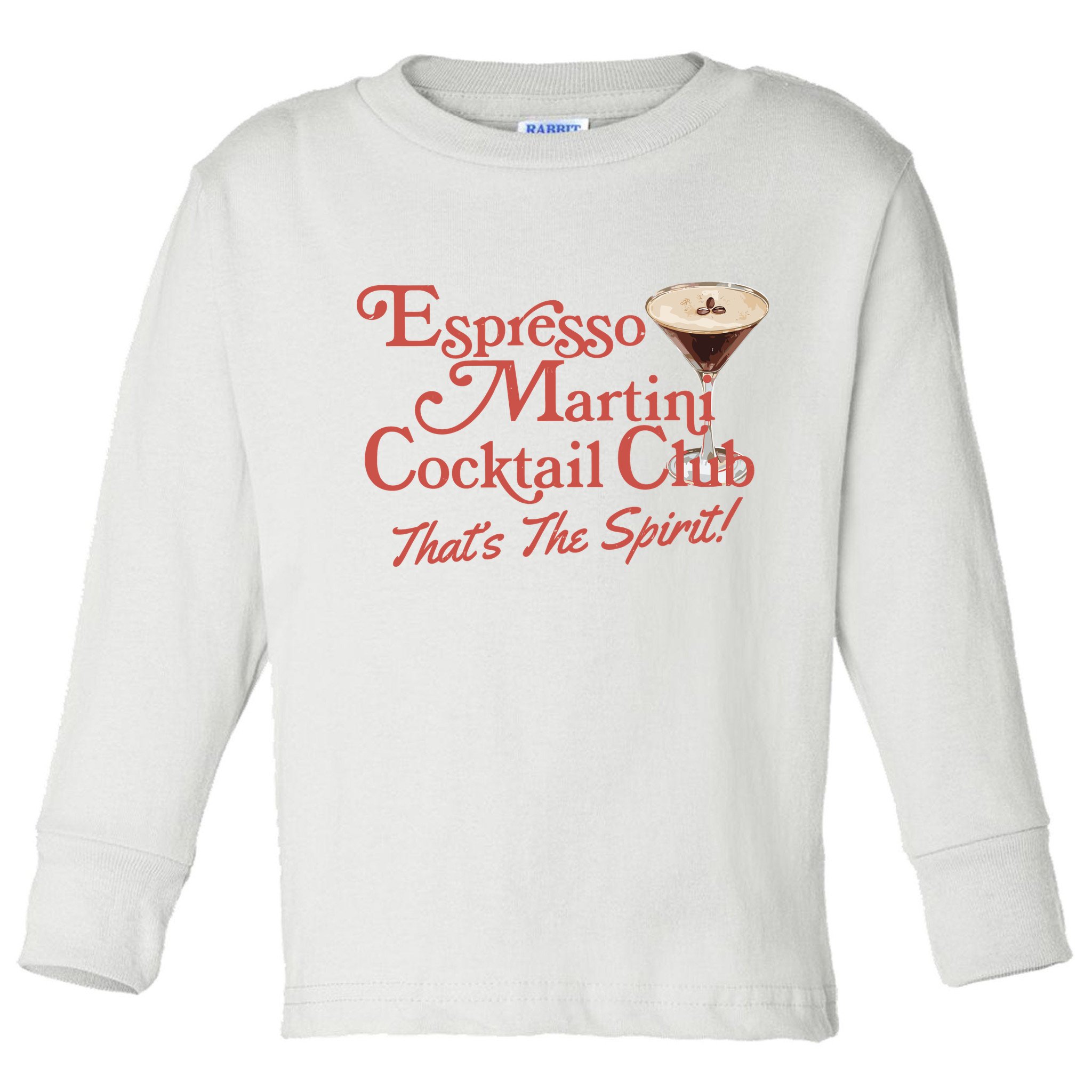 Espresso Martini Cocktail Club Toddler Long Sleeve Shirt