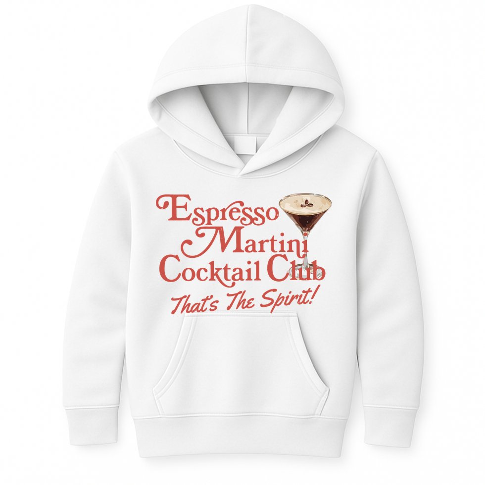 Espresso Martini Cocktail Club Kids Hoodie