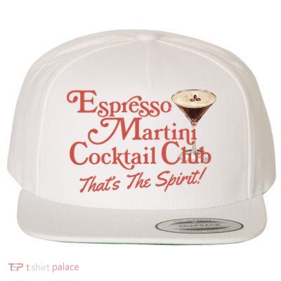 Espresso Martini Cocktail Club Wool Snapback Cap
