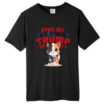 Even My Dog Loves Trump Usa Flag Election Trump Support Tall Fusion ChromaSoft Performance T-Shirt