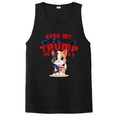 Even My Dog Loves Trump Usa Flag Election Trump Support PosiCharge Competitor Tank