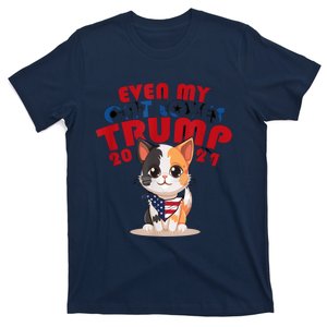 Even My Dog Loves Trump Usa Flag Election Trump Support T-Shirt