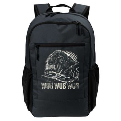 Electronic Music Dinosaur Dj Dubstep Daily Commute Backpack