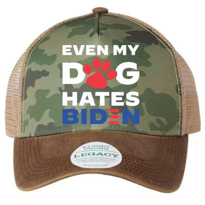 Even My Dog Hates Biden Legacy Tie Dye Trucker Hat