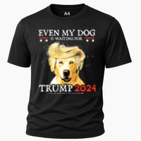 Even My Dog Is Waiting For Trump 2024 Cooling Performance Crew T-Shirt