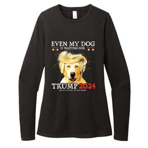 Even My Dog Is Waiting For Trump 2024 Womens CVC Long Sleeve Shirt