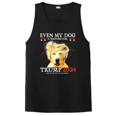 Even My Dog Is Waiting For Trump 2024 PosiCharge Competitor Tank