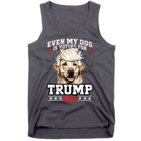 Even My Dog Is Voting For Trump 2024 Tank Top