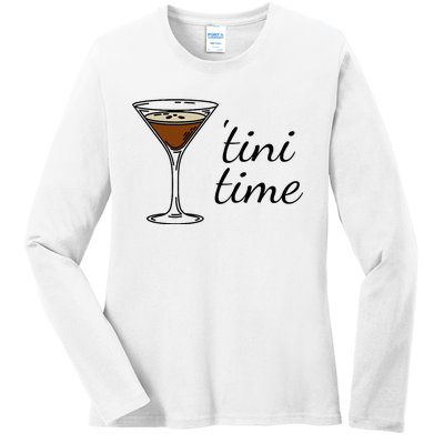 Espresso Martini Drinking Coffee Lovers Cocktail Bartender Ladies Long Sleeve Shirt