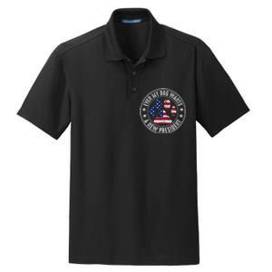 Even My Dog Wants A New President Dog Paw Dry Zone Grid Polo