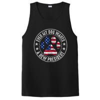 Even My Dog Wants A New President Dog Paw PosiCharge Competitor Tank