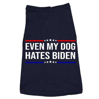 Even My Dog Hates Biden Funny Anti Biden FJB Doggie Tank