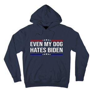 Even My Dog Hates Biden Funny Anti Biden FJB Hoodie