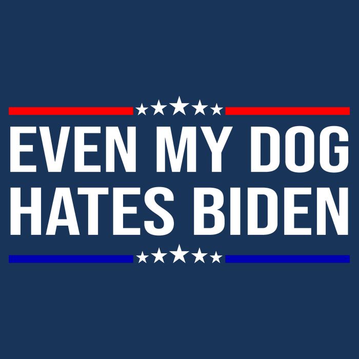 Even My Dog Hates Biden Funny Anti Biden FJB Premium T-Shirt
