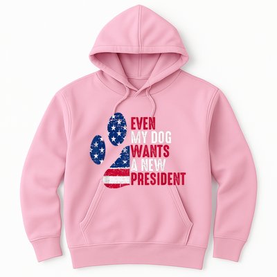 Even My Dog Wants A New President Dog Paw Hoodie