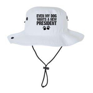 Even My Dog Wants A New President Funny Dog Paw Gift Legacy Cool Fit Booney Bucket Hat