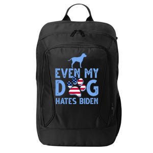 Even My Dog Hates Biden City Backpack