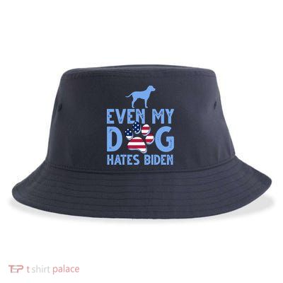 Even My Dog Hates Biden Sustainable Bucket Hat