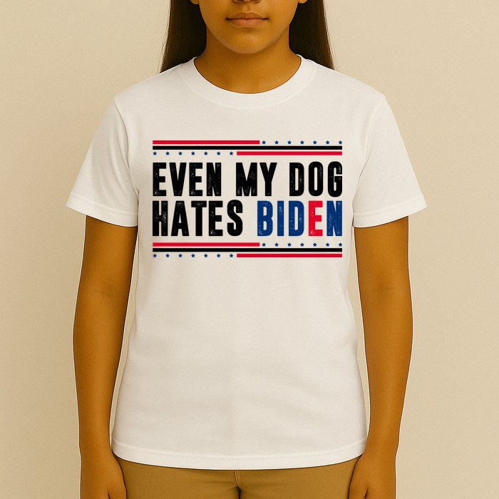 Even My Dog Hates Biden Funny T-Shirt