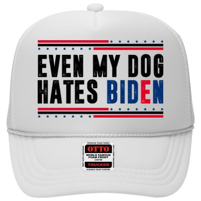 Even My Dog Hates Biden Funny Trucker Hat