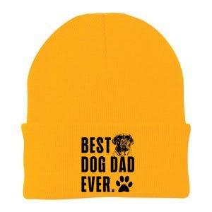 English Mastiff Daddy Dad Best Dog Dad Ever Gift Knit Cap Winter Beanie