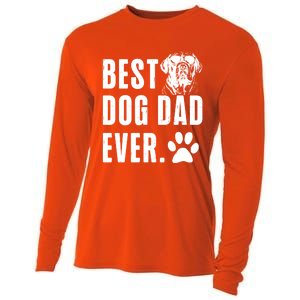 English Mastiff Daddy Dad Best Dog Dad Ever Gift Cooling Performance Long Sleeve Crew