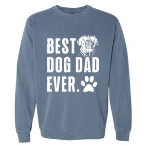 English Mastiff Daddy Dad Best Dog Dad Ever Gift Garment-Dyed Sweatshirt