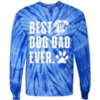 English Mastiff Daddy Dad Best Dog Dad Ever Gift Tie-Dye Long Sleeve Shirt