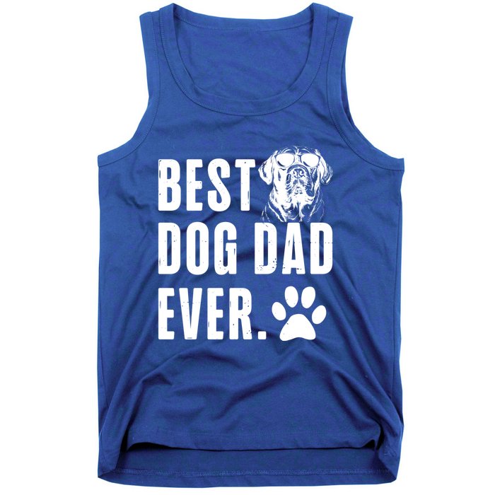 English Mastiff Daddy Dad Best Dog Dad Ever Gift Tank Top