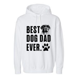 English Mastiff Daddy Dad Best Dog Dad Ever Gift Garment-Dyed Fleece Hoodie