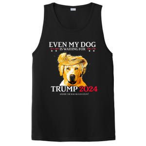 Even My Dog Is Waiting For Trump 2024  PosiCharge Competitor Tank