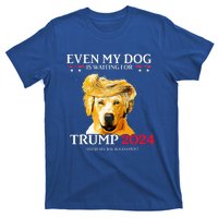 Even My Dog Is Waiting For Trump 2024  T-Shirt