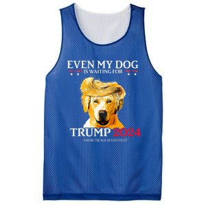 Even My Dog Is Waiting For Trump 2024  Mesh Reversible Basketball Jersey Tank