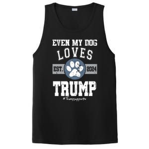 Even My Dog Loves Trump 2024 Election Trump Supporter Vote Gift PosiCharge Competitor Tank