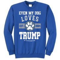 Even My Dog Loves Trump 2024 Election Trump Supporter Vote Gift Sweatshirt