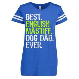 English Mastiff Dog Dad Fathers Day Dog Lovers Enza Ladies Jersey Football T-Shirt