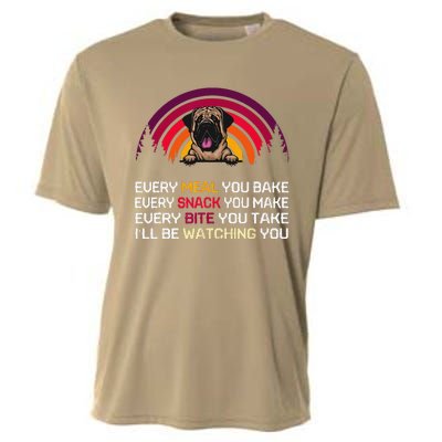 English Mastiff Dog Ill Be Watching You Lover Fathers Day Cooling Performance Crew T-Shirt