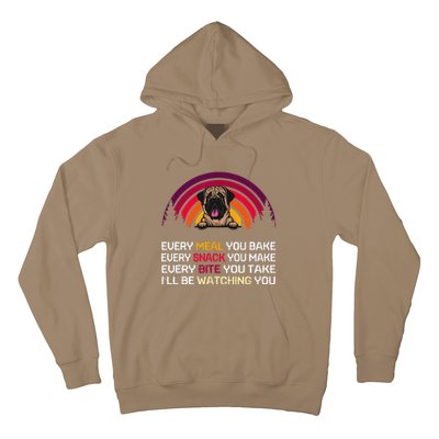 English Mastiff Dog Ill Be Watching You Lover Fathers Day Hoodie