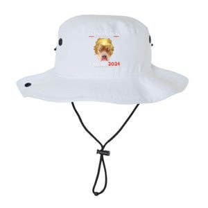 Even My Dog Is Waiting For Trump 2024 Gift Legacy Cool Fit Booney Bucket Hat