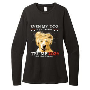 Even My Dog Is Waiting For Trump 2024 Womens CVC Long Sleeve Shirt